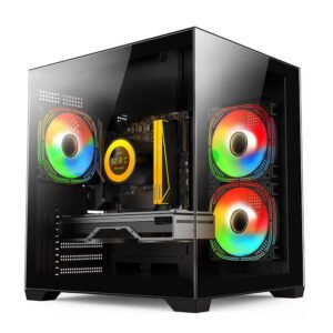 PC Gamer Skill Aquarium, AMD Ryzen 5 5600GT, 16GB, Radeon Vega 7, SSD 512GB M.2, Fonte 500w, Preto SKA003